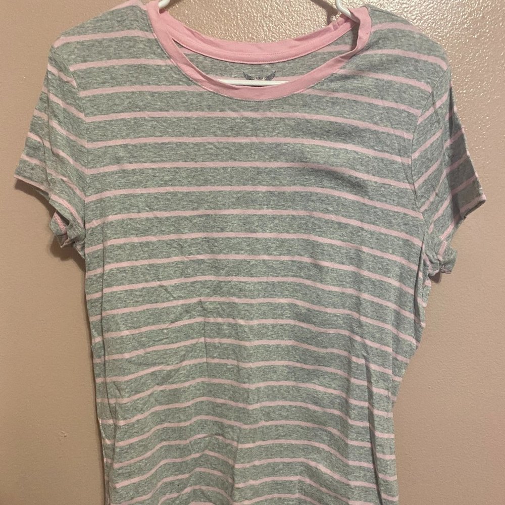 striped short sleeve